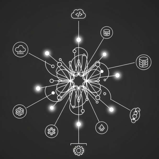 Network of super-tools connected to diverse APIs and services